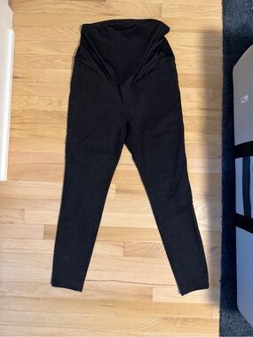 Madewell Black High-Rise Maternity Jeans
